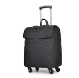 Brand Women Carry On Luggage Bag Cabin Travel Trolley Bags On Wheels Rolling Luggage Bag For