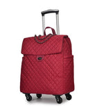 Brand Women Carry On Luggage Bag Cabin Travel Trolley Bags On Wheels Rolling Luggage Bag For