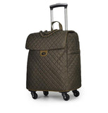 Brand Women Carry On Luggage Bag Cabin Travel Trolley Bags On Wheels Rolling Luggage Bag For