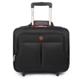 Letrend New High Quality Nylon Travel Multi-Function Luggage Hand Trolley Men Boarding Suitcase
