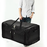 Ultra-Light Large Capacity Trolley Case,Foldable Waterproof Support Luggage,Oxford Cloth One-Way
