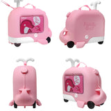 Multi-Functional Children'S Trolley Case,Can Ride Children'S Toy Suitcase,Cartoon One-Way Wheel