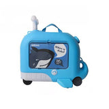 Multi-Functional Children'S Trolley Case,Can Ride Children'S Toy Suitcase,Cartoon One-Way Wheel