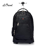 New Business Rolling Luggage Computer 20 Inch Backpack Shoulder Travel Bag Casters Trolley Carry On