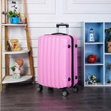Travel Suitcase With Wheels 24 Inch Girl Trolley Case Rolling Carry-On Luggage Travel Bag Box Woman
