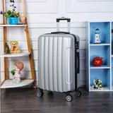 Travel Suitcase With Wheels 24 Inch Girl Trolley Case Rolling Carry-On Luggage Travel Bag Box Woman