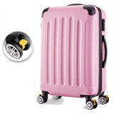 Travel Suitcase With Wheels 24 Inch Girl Trolley Case Rolling Carry-On Luggage Travel Bag Box Woman