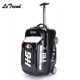Fashion New 20Inch Boarding Case Cute Cartoon Car 911 Car Shape Kids Trolley Suitcase Solid
