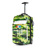 Fashion New 20Inch Boarding Case Cute Cartoon Car 911 Car Shape Kids Trolley Suitcase Solid