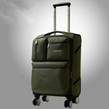 Luggage Trolley Luggage Female Male20 24 28Luggage Oxford Fabric Travel Bag Commercial Check