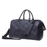 Genuine Leather Travel Bag Men Vintage Duffel Bag Patchwork Cow Leather Handbag Carry On Luggage