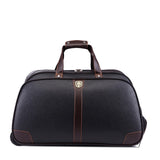Letrend Business High-Capacity Hand Travel Bag Pu Leather Rolling Luggage Trolley Bag Carry On