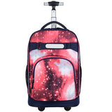 Student Trolley Bag,Men'S And Women'S Fashion Trend Double Shoulder Bag,Large-Capacity