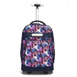 Student Trolley Bag,Men'S And Women'S Fashion Trend Double Shoulder Bag,Large-Capacity