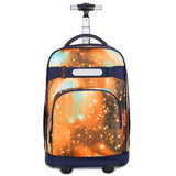 Student Trolley Bag,Men'S And Women'S Fashion Trend Double Shoulder Bag,Large-Capacity