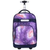 Student Trolley Bag,Men'S And Women'S Fashion Trend Double Shoulder Bag,Large-Capacity