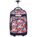 Student Trolley Bag,Men'S And Women'S Fashion Trend Double Shoulder Bag,Large-Capacity