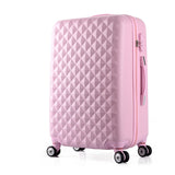 Wholesale!26Inches Abs+Pc Hardside Travel Luaggage Bags On Universal Wheels,Female Pink Green
