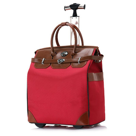 Single Portable Trolley Bag Oxford Fabric Computer Travel Bag Luggage,18Inches Oxford Fabric