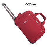 Letrend Rolling Luggage Men Travel Bag  Women Suitcases Wheel Trolley 20 Inch Business Carry On