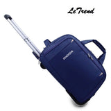Letrend Rolling Luggage Men Travel Bag  Women Suitcases Wheel Trolley 20 Inch Business Carry On