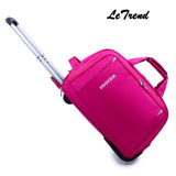 Letrend Rolling Luggage Men Travel Bag  Women Suitcases Wheel Trolley 20 Inch Business Carry On