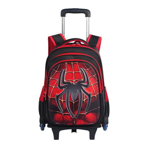 Children'S Six-Wheeled Trolley Bag,Primary School Detachable And Reduced Trolley Bag,Large Capacity