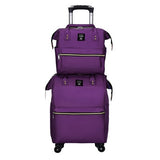 Set Luggage Portable Trolley Travel Backpack Trolley Bag Women Fashion Lightweight Large Capacity