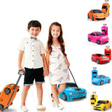 High Quality Pc Trolley Case,Children'S 18"Boarding Box,Cartoon Car Storage Box,Male And Female