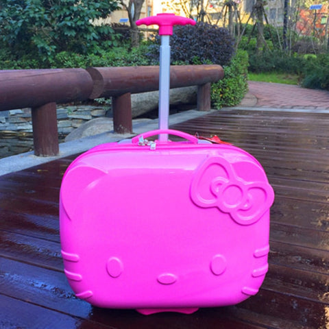 Hello Kitty Suitcase,Children'S Trolley Case,Cartoon Luggage,Small Leather Valise,The Best Gift For