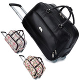 Portable Trolley Bag,19-Inch Suitcase,Folding Travel Pack,Large-Capacity Luggage Case,Waterproof