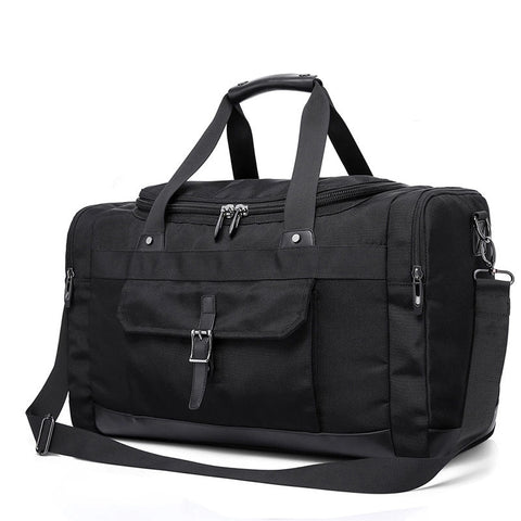 Multifunction Men Travel Duffel Bag Unisex Weekender Bag,Tsa Friendly,Oxford Carry-On Luggage Large