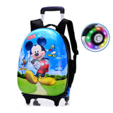 New Cartoon Kids Abs Spinner Rolling Luggage Trolley Case Children Bags Suitcase Carry Ons Boy Girl
