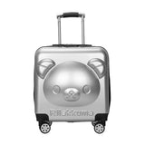 Student'S Cartoon Rolling Luggage ,Cabin Bag, Kids Suitcase, Child'S Travel Box, Children'S Gift