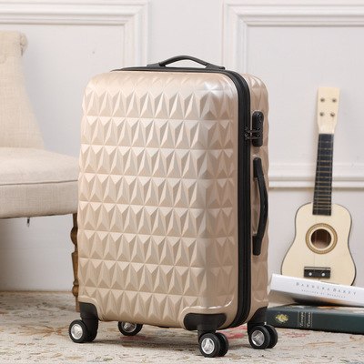 Rolling Luggage Spinner Wheels 24 Inch Suitcase Trolley Men Abs+Pc Travel Bag Trunk Student
