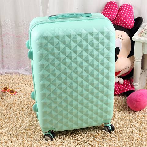 Wholesale!Korea Fashion Style Travel Luggage Bags On Universal Wheels,20" Girl Lovely Candy Color