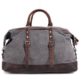 Vintage Multifunctional Large Capacity Carry On Canvas Luggage Bag For Men Duffel Bags Weekend