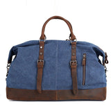 Vintage Multifunctional Large Capacity Carry On Canvas Luggage Bag For Men Duffel Bags Weekend