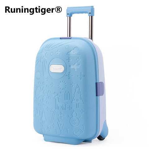 Cute Cartoon Children Rolling Luggage Kid High-Grade Suitcase Wheels Trolley Case Cabin Trunk