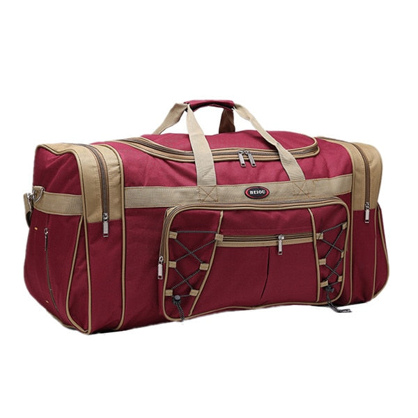 Men Big Overnight Bag Travel Bag Large Capacity Handbag Portable
