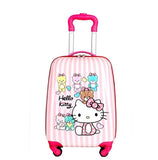 16"18" Carry-On Suitcase  With Wheels  Boys And Girls  Abs Cartoon Spinner  Luggage  Rod Suitcase