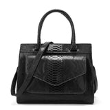Jooz New Fashion Woman Bag Luxe Cuir Serpentine Women'S Leather Handbags With Pouch Ladies Trunk