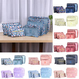 6Pcs/Set Mesh Travel Storage Bag Clothes Tidy Pouch Portable Suitcase Luggage Organizer Bag Home