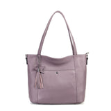 2019 New Genuine Leather Ladies Handbag Fashion Tassel Shoulder Bag Messenger Bag Brand Designer