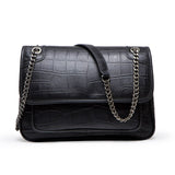 Genuine Leather Handbags Fashion Women Shoulder Bag Chain Strap High Quality Clutch Bag Ladies