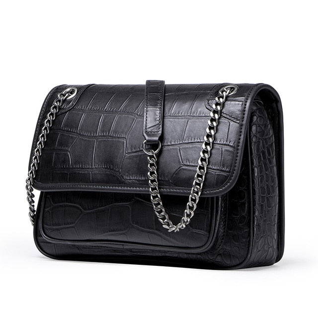New Genuine Leather Crossbody Bag Women Messenger Bags Brand Designer Handbags Fashion Female