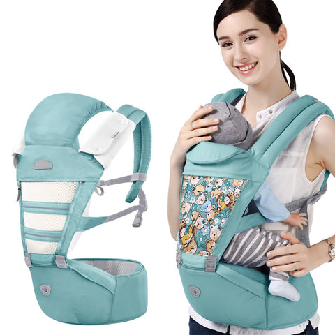 Detachable Baby Carrier Soft Hip Seat Front And Back Carry Positions For Infants And Toddlers