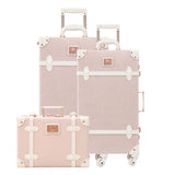 Women Trolley Suitcase Set Lightweight Travel Luggage Carry On Leather Trunk 3 Pieces Kids Children
