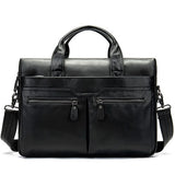 Westal Business Laptop Bags For Men Genuine Leather Men'S Bag Messenger Bag Men Leather Shoulder