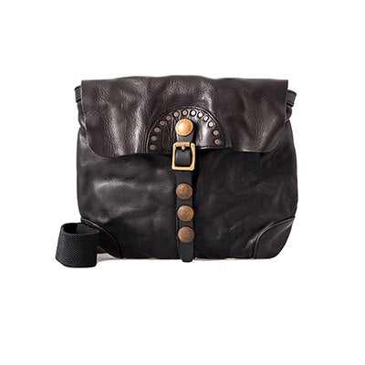 Aetoo Handmade Men'S Oblique Bag With Baotou Cowhide Fold Leather Postman Charter Car Pack